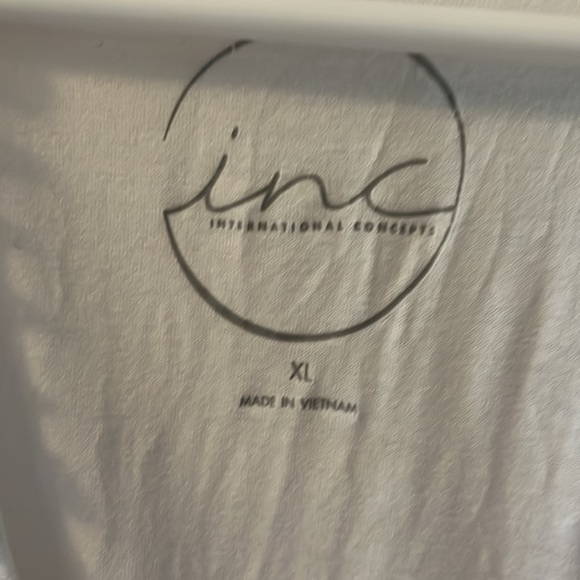 Turquoise Beaded Halter top size XL by INC - Picture 3 of 3